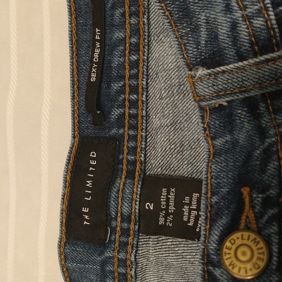 The Limited Women Wide Leg Blue Jeans - Picture 8 of 10